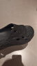 迈乐（Merrell）毒液洞洞鞋出街情侣沙滩鞋运动拖鞋外穿防滑软底舒适 J005737-暗夜黑 男 40 实拍图