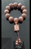玄同 非洲黄花梨20mm12颗精雕刻珠素珠民族风佛珠手串男女款文玩 十二符 实拍图