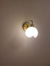 大观园（DGY）创意壁灯卧室床头灯法式复古客厅背景墙灯现代轻奢过道氛围墙壁灯 2573-壁灯20cm-三色6W-全光谱 晒单实拍图