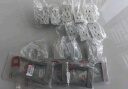 德力西（DELIXI）118型开关插座面板CD691系列星辉银暗装联排多孔插座面板九孔插座 十五孔+一开双控插座 实拍图