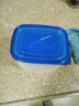 素界一次性饭盒可微波一次性打包盒 食品级一次性食品级打包盒 家用可 蓝色 709ml-20个 实拍图