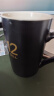 瓷魂 马克杯陶瓷杯子咖啡杯情侣茶杯男女大容量390ml 黑色12oz可定制 实拍图