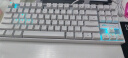 MageGeeMK-STAR 有线背光游戏键盘 电竞吃鸡机械键盘 87键小型迷你键盘 台式笔记本电脑键盘 白色蓝光青轴 实拍图