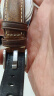 SNQP牛皮手表带复古真皮男女适用1853天梭浪琴卡西欧欧米茄力洛克华为 银色表扣（赠送工具生耳） 19MM 晒单实拍图