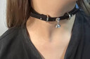 自由说小铃铛黑色小众颈链choker项圈锁骨链女项链颈带颈圈chocker颈环 项圈 实拍图