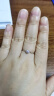 周六福 铂金钻石戒指女 NO MORE系列 花嫁W0210508 约10分 15号  晒单实拍图