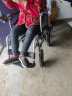 德国LONGWAY电动轮椅轻便折叠老年人残疾人智能轮椅车家用旅游老人车可带坐便上飞机 低靠标准款丨12AH铅电+语音提示+减震LWA01 实拍图