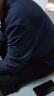 啄木鸟（TUCANO）长袖t恤男士纯色商务休闲经典polo打底衫百搭上衣男装 藏青 XL  晒单实拍图