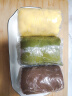 拜杰正方型纸塑盒毛巾卷蛋糕卷三明治包装盒月饼蛋糕寿司盒20个装 实拍图