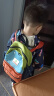 SHUKIKU儿童书包幼儿园背包防丢失小书包防泼水双肩包橙红S+码S-2117 实拍图