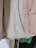 雪中飞短款羽绒服女2024新款时尚小个子冬休闲百搭舒适立领加厚保暖外套 浅粉色 M 实拍图