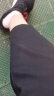 雪茜曼冰丝运动裤女夏季薄款宽松休闲裤束脚哈伦黑色显瘦速干女裤子黑色 晒单实拍图
