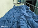 南极人条纹学生宿舍被套床单三件套寝室床上被褥套装被子全套 蓝灰 宿舍床三件套(被套150*200cm） 晒单实拍图