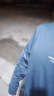 皮尔卡丹男士卫衣长袖圆领休闲商务T恤男简约针百搭上衣服男装织 4113兰色 2XL（建议150-160斤） 实拍图