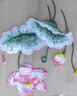 得印(befon)扇子团扇古风扇子中国风女汉服夏季舞蹈扇儿童生日礼物绣花刺绣圆扇2911 实拍图