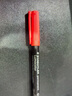 施德楼（STAEDTLER）油性记号笔 红色0.6mm防水速干勾线马克笔儿童美术光盘刻字办公开学必备用品单支装F318-2 实拍图