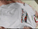 李宁（LI-NING）短袖t恤男夏季薄款凉感冰丝体恤宽松休闲透气棉质圆领运动上衣 白色-新款彩标 4XL /195 (205斤-215斤) 实拍图