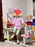 大嘴猴（paul frank）童装儿童套装2025夏季男女童休闲百搭简约中大童时尚套头两件套 272F浅紫 140 实拍图