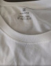 布先生春夏季短袖T恤男士纯棉小白T纯色内搭打底衫 白色 M/170  实拍图