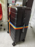 班哲尼 十字打包带 出国托运拉杆箱捆绑带扎带行李箱托运打包带旅行安全捆箱带 含行李书写牌 彩虹色 实拍图