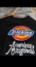 dickiesDickies 时尚字母LOGO印花短袖T恤 DK007087   黑色 XL 实拍图