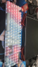 罗技（Logitech） K845机械键盘 有线键盘 办公全尺寸键盘  电竞游戏发光键盘 吃鸡键盘 K845蓝色妖姬-红轴+罗技KDA大桌垫 晒单实拍图