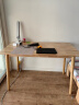 家逸实木餐桌家用饭桌子会议洽谈桌小户型餐厅家具长方形1.2米单桌 实拍图