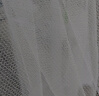 艾薇 学生蚊帐宿舍 方顶蚊帐 单开门 0.9米 白色【加密网眼 上下铺通用】 实拍图