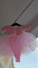 舞东方舞蹈服儿童女夏季短袖芭蕾舞裙女孩幼儿中国舞跳舞衣服女童练功服 粉色（短袖） 110 (身高105-110厘米) 晒单实拍图