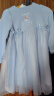 迪士尼（DISNEY）童装儿女童长袖连衣裙艾莎公主网纱拼接裙子24春秋DB331RE11蓝130 晒单实拍图