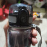优之(UZSPACE)塑料杯儿童男女士学生夏天运动健身随手杯子户外便携大容量饮水壶夏季喝水杯500ml YZ5025G灰色 实拍图