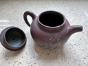 觅陶钦州坭兴陶茶壶梁业兰全手工线刻西施壶/水平壶/仿古壶普洱泡茶壶 锦绣河山 240ml 实拍图
