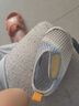 卡特兔学步鞋童鞋男童春夏女童洞洞鞋软底网面宝宝鞋透气幼儿园室内鞋 白蓝 20 内长12.5cm 脚长11.5-12.0 实拍图