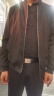 啄木鸟夹克男外套上衣男士春秋季薄款新款纯色中青年棒球服立领 黑色 2XL-(140斤-160斤) 晒单实拍图