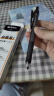 晨光(M&G)文具0.5mm黑色按动中性笔7层控墨超顺滑 低重心更稳定针尖锥秒干油墨签字笔 特别好写4支装AGPK2607 实拍图