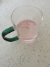 青苹果高硼硅耐热玻璃杯水杯茶杯牛奶杯把杯大容量450ml随机四色4只装 晒单实拍图