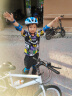 奥塞奇ot6儿童头盔护具套装防摔轮滑溜冰鞋滑板平衡车自行车护膝头盔蓝 晒单实拍图