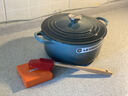 酷彩（Le Creuset）进口珐琅锅铸铁22/24/26cm圆形锅汤锅焖蒸炖煮锅炖锅煲汤微压锅 【3-5口之家】桔色 26cm 实拍图