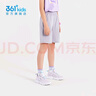 361°童装女童短裤儿童运动裤夏季新款速干裤女孩五分裤男童裤子 经典黑1702 120 实拍图