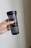 特百惠（Tupperware）莹彩塑料杯 男女学生夏季运动水杯子户外家用办公 酷炫黑430ML 实拍图