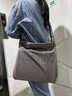 回力帆布包男斜挎包大容量日系男生斜跨背包女休闲邮差学生男士单肩包 灰色 实拍图