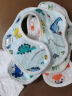 南极人（Nanjiren）5条装婴儿口水巾新生儿360度旋转防水围嘴吐奶垫巾围兜儿童饭兜 实拍图