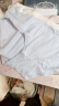 南极人女士内裤女抗菌纯棉裆中腰性感无痕女学生少女纯色三角短裤头 紫色+肤色+浅绿+蓝色 L（建议90-115斤） 晒单实拍图
