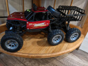 凯乐斯（KAILESI）红色25cm六轮四驱合金高速越野遥控赛车男孩儿童生日礼物玩具汽车 实拍图