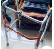 鱼跃(yuwell)老人助行器YU710A 骨折拐杖残疾人医用助行器 铝合金助行架四脚防滑 可折叠升降助步器 实拍图