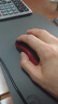 罗技（Logitech）M185鼠标 无线鼠标 办公鼠标 对称鼠标 黑色红边 带无线2.4G接收器 实拍图