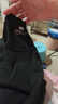 恒源祥100%纯棉背心女士外穿夏薄款无袖内搭打底衫 黑色【宽肩款】 XL 实拍图