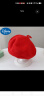 迪士尼（DISNEY）ins秋冬韩系婴儿贝雷帽女宝宝洋气时尚针织帽儿童柔软画家毛线帽 红色--纯色针织贝雷帽 建议7个月-4岁帽围45-51cm x 请 晒单实拍图