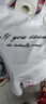 伊芙丽（eifini）伊芙丽时髦字母印花蕾丝大圆领短款修身T恤女2024夏装新款上衣女 本白色 165/88A/L 晒单实拍图