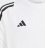阿迪达斯（adidas）童装24春儿童足球运动短袖比赛球衣男中大童吸湿快干T恤IS1033白 晒单实拍图